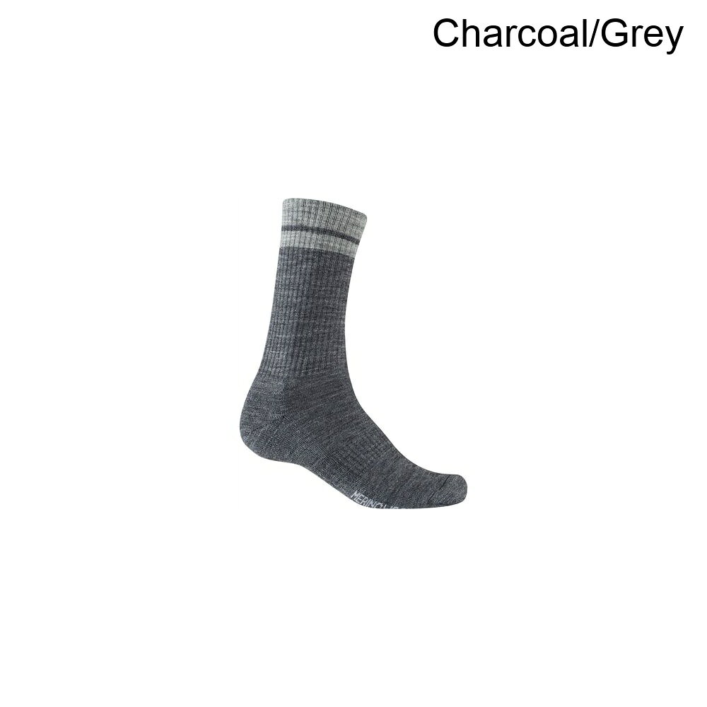 (取寄) ジロ メリノ ウィンター ソック Giro Merino Winter Sock Charcoal/Grey