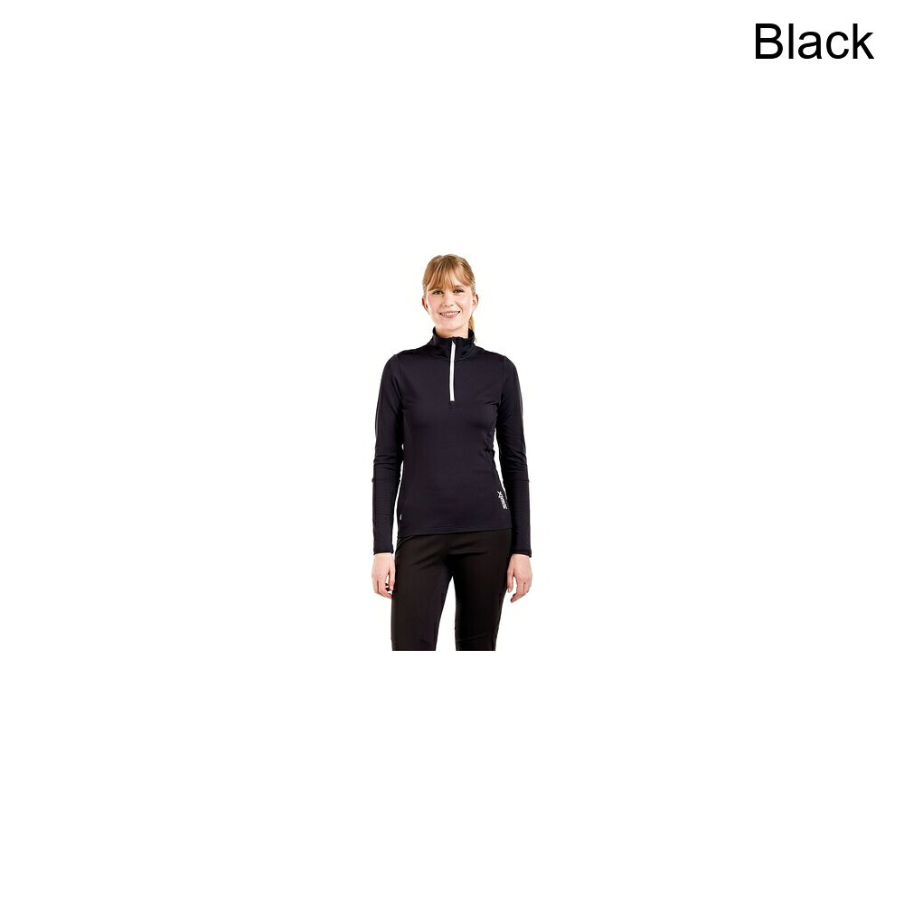(取寄) スウィックス レディース ティスタ 1/2-ジップ ミッド レイヤー トップ - ウィメンズ Swix women Tista 1/2-Zip Mid Layer Top - Women's Black
