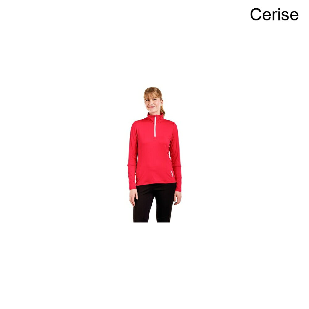 (取寄) スウィックス レディース ティスタ 1/2-ジップ ミッド レイヤー トップ - ウィメンズ Swix women Tista 1/2-Zip Mid Layer Top - Women's Cerise