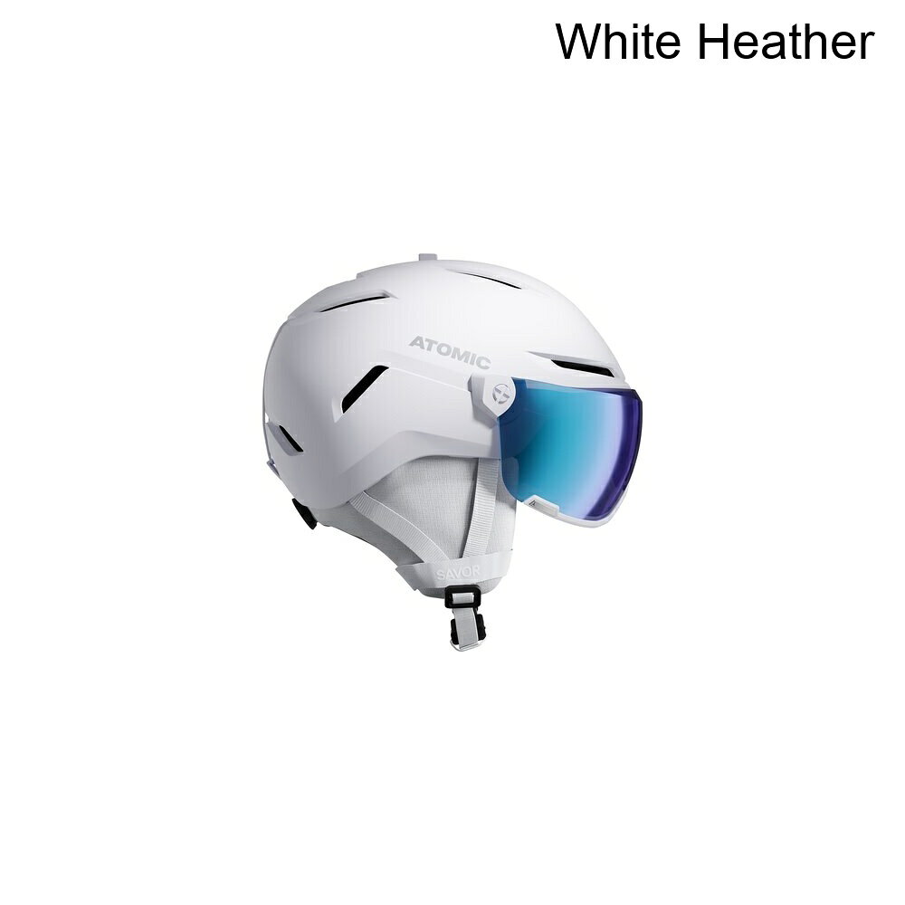 (取寄) アトミック セイバー ステレオ バイザー ヘルメット Atomic Savor Stereo Visor Helmet White Heather