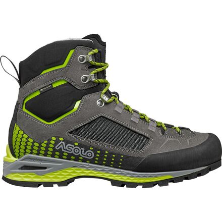(取寄) アゾロ メンズ フレネイ エボ マウンテニアリング ブーツ - メンズ Asolo men Freney Evo Mountaineering Boot - Men's Graphite/Green Lime