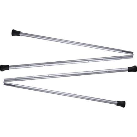(取寄) ビッグアグネス バックパッキング タープ ポールズ Big Agnes Backpacking Tarp Poles Silver