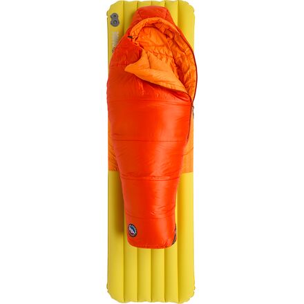 (取寄) ビッグアグネス キッズ リトル レッド スリーピング バッグ 20F シンセティック - キッズ Big Agnes kids Little Red Sleeping Bag: 20F Synthetic - Kids' Cherry Tomato/Tangelo