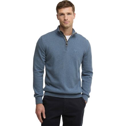 Other - (取寄) バブアー メンズ コットン 1/2-ジップ セーター - メンズ Barbour men Cotton 1/2-Zip Sweater - Men's Dusk Blue