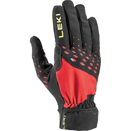 (取寄) レキ ウルトラ トレイル ストーム グローブ LEKI Ultra Trail Storm Glove Black/Red/Neon Yellow