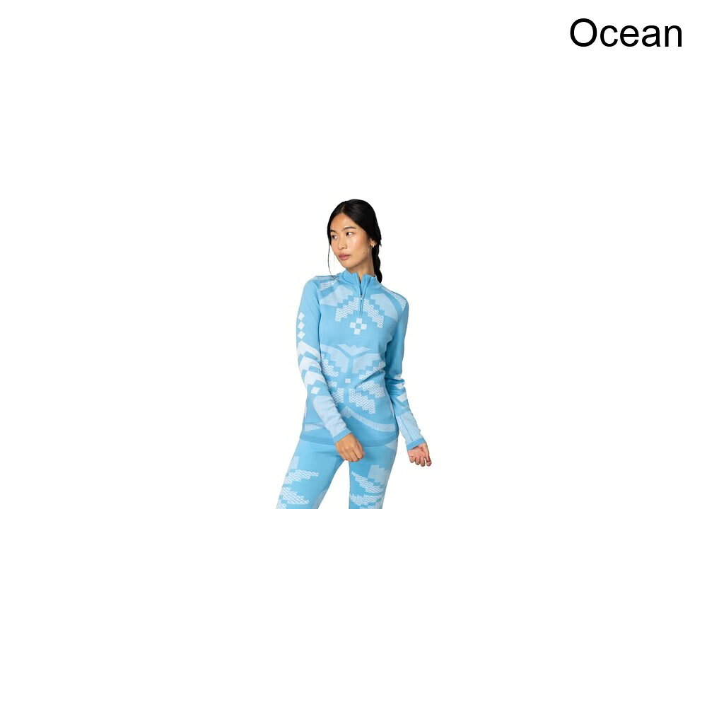 (取寄) カリトラ レディース フェイス 1/2-ジップ ベースレイヤー— - ウィメンズ Kari Traa women Faith 1/2-Zip Baselayer - Women's Ocean