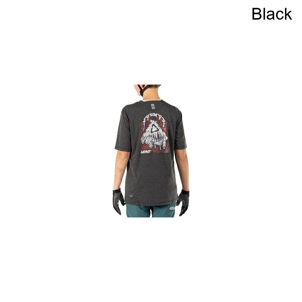(取寄) リアット キッズ MTB 2.0 ジャージ - キッズ Leatt kids MTB AllMtn 2.0 Jersey - Kids' Black