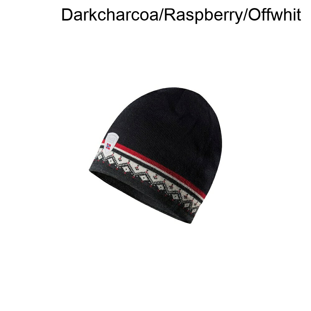 (取寄) ダーレオブノルウェー モリッツ ハット Dale of Norway Moritz Hat Darkcharcoa/Raspberry/Offwhit