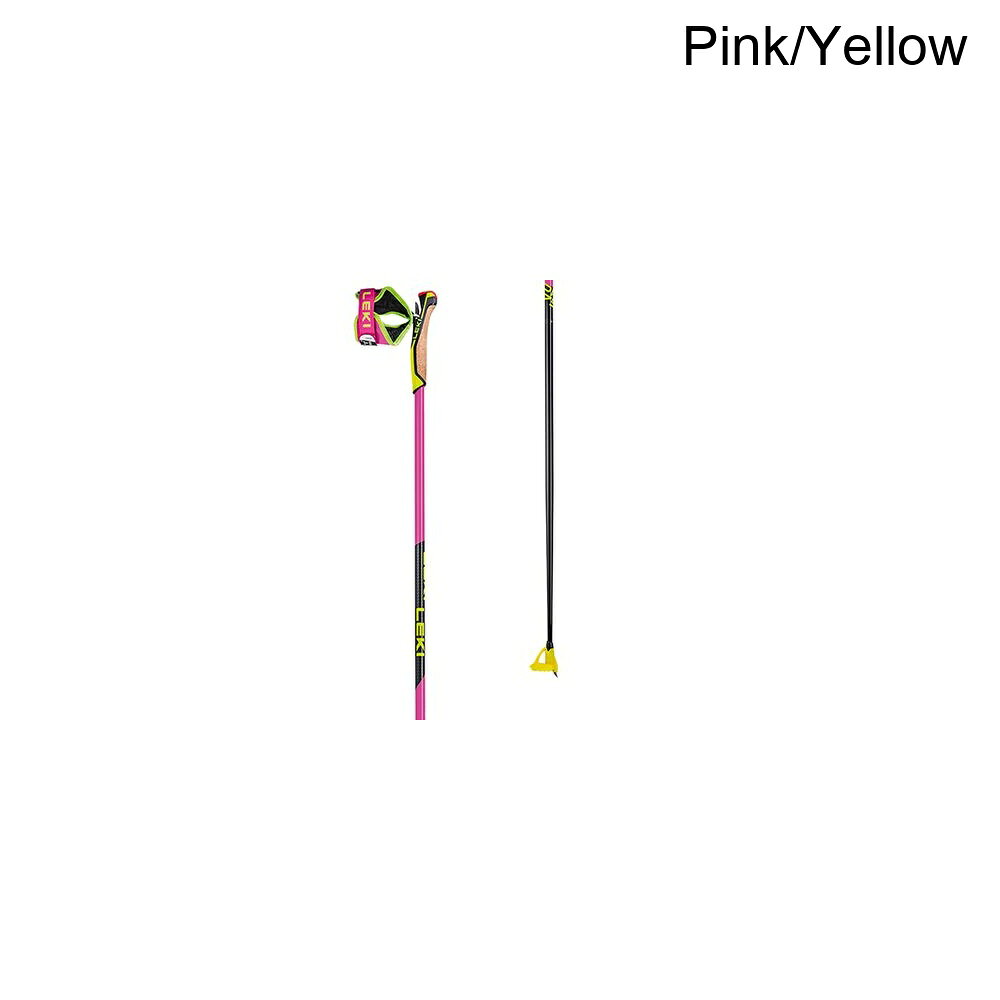 (取寄) レキ PRC 750 スキー ポールズ LEKI PRC 750 Ski Poles Pink/Yellow