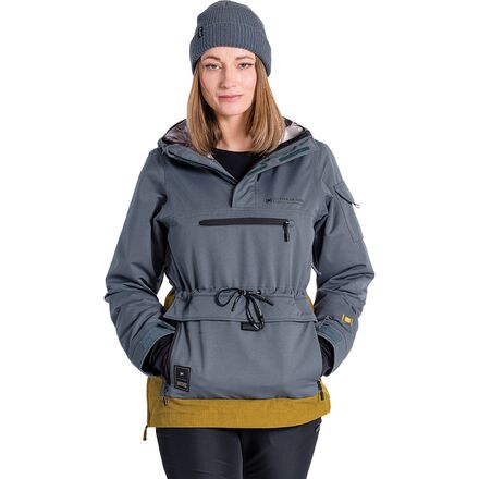 (���) ������ ��ǥ����� �ץ����顼 ���㥱�å� - ������� L1 women Prowler Jacket - Women's Slate/Moss