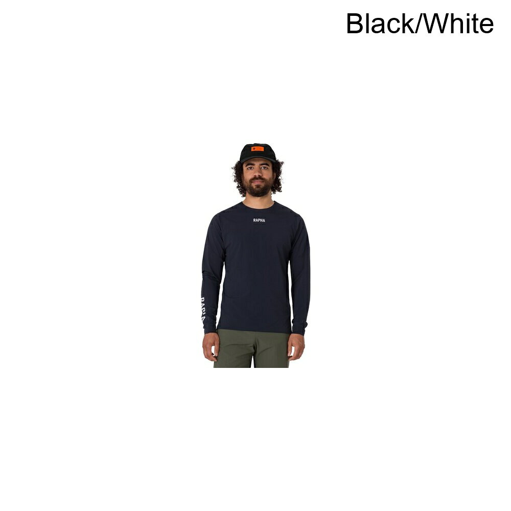(取寄) ラファ メンズ トレイル フィナーレ ウインドブロック ジャージ - メンズ Rapha men Trail Finale Windblock Jersey - Men's Black/White