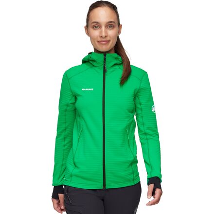 Outdoor Wear - (取寄) マムート レディース タイス ライト ml フーデット ジャケット - ウィメンズ Mammut women Taiss Light ML Hooded Jacket - Women's Pinea/Black