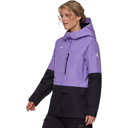(���) �ޥࡼ�� ��ǥ����� �ե����� �饤�� HS ������ �ա��ǥå� ���㥱�å� - ������� Mammut women Fall Line HS Thermo Hooded Jacket - Women's Lavandin/Black