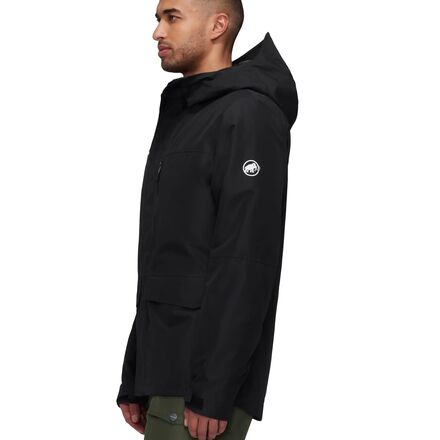 (���) �ޥࡼ�� ��� �ե����� �饤�� HS ������ �ա��ǥå� ���㥱�å� - ��� Mammut men Fall Line HS Thermo Hooded Jacket - Men's Black