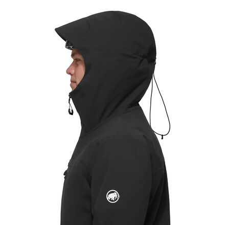 (���) �ޥࡼ�� ��� ���ȡ��ˡ� HS ������ �ա��ǥå� ���㥱�å� - ��� Mammut men Stoney HS Thermo Hooded Jacket - Men's Black