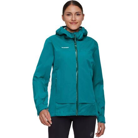 (取寄) マムート レディース デュカン ガイド HS フーデット ジャケット - ウィメンズ Mammut women Ducan Guide HS Hooded Jacket - Women's Deep Teal