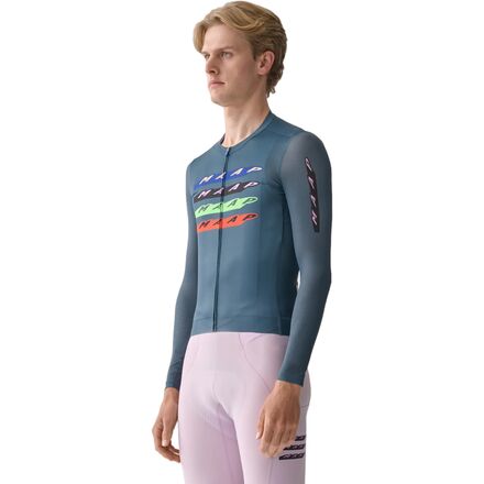 (取寄) マープ メンズ イベイド X プロ エアー 3.0 ロング-スローブ ジャージ - メンズ MAAP men Evade X Pro Air 3.0 Long-Sleeve Jersey - Men 039 s Uniform Blue