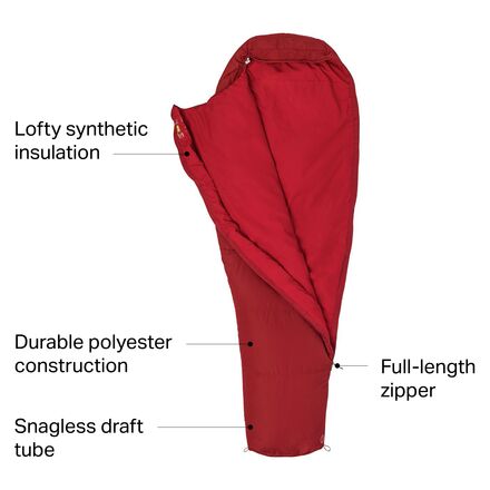 (取寄) マーモット ナノウェーブ 45 スリーピング バッグ 45F シンセティック Marmot NanoWave 45 Sleeping Bag: 45F Synthetic Brick auc-jetrag-18875457 ジェットラグ楽天市場店 サンプル画像3