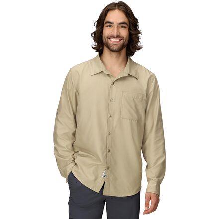 (取寄) マーモット メンズ ロング-スローブ シャツ - メンズ Marmot men AirExchange Long-Sleeve Shirt - Men's Chinchilla