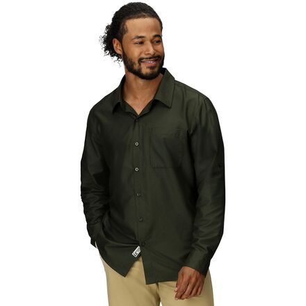 (取寄) マーモット メンズ ロング-スローブ シャツ - メンズ Marmot men AirExchange Long-Sleeve Shirt - Men's Rosin Green