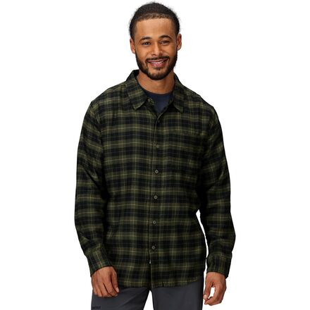 乐天商城 - (取寄) マーモット メンズ ライトウェイト ロング-スローブ フランネル シャツ - メンズ Marmot men Lightweight Long-Sleeve Flannel Shirt - Men's Nori