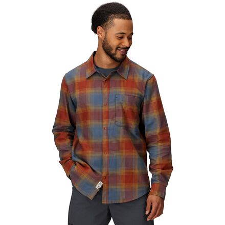 Rakuten - (取寄) マーモット メンズ ライトウェイト パフォーマンス フランネル シャツ - メンズ Marmot men Stonepeak Lightweight Performance Flannel Shirt - Men's Pecan