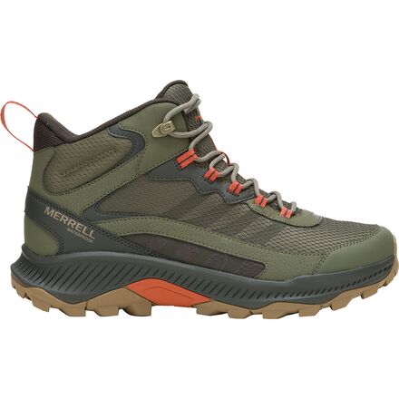 Merrell - (取寄) メレル メンズ スピード ストライク 2 ミッド Wp ハイキング ブーツ - メンズ Merrell men Speed Strike 2 Mid WP Hiking Boot - Men's Olive