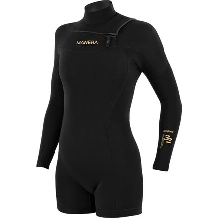 Wet Suits - (取寄) マネラ レディース シーファラー ハイブリット FZ 3/2MM ウェットスーツ - ウィメンズ Manera women Seafarer Hybrid FZ 3/2mm Wetsuit - Women's Black