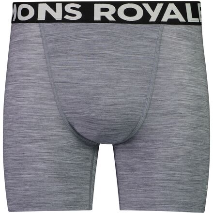 (取寄) モンスロイヤル メンズ ホールド エム ボクサー ブリーフ - メンズ Mons Royale men Hold 'Em Boxer Brief - Men's Grey Heather