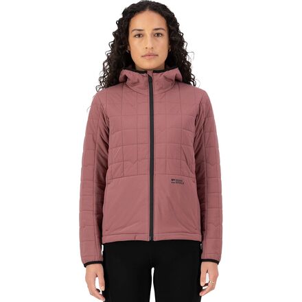 Rakuten - (取寄) モンスロイヤル レディース キャニオン メリノ インサレーテッド フーデット ジャケット - ウィメンズ Mons Royale women Canyon Merino Insulated Hooded Jacket - Women's Desert Rose