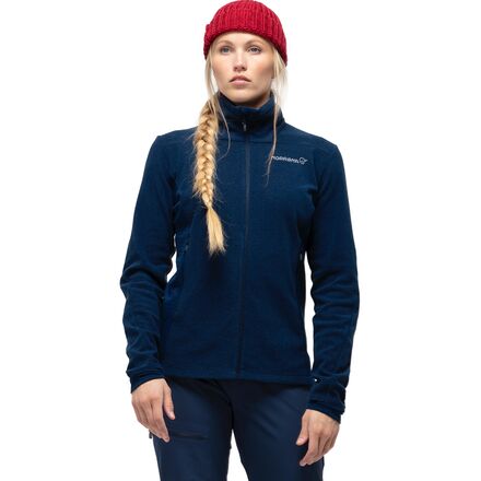 Outdoor - (取寄) ノローナ レディース ファルケティンド ウォーム1 フリース ジャケット - ウィメンズ Norrona women Falketind Warm1 Fleece Jacket - Women's Indigo Night