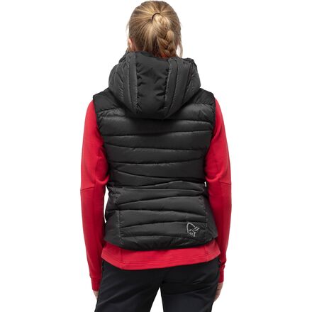 (取寄) ノローナ レディース ファルケティンド 750 ダウン ベスト - ウィメンズ Norrona women Falketind 750 Down Vest - Women's Caviar Black 2