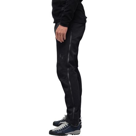 (���) �Υ����� ��� �ե��륱�ƥ���� �ե�å���1 �إӡ� �ǥ塼�ƥ� �ѥ�� - ��� Norrona men Falketind Flex1 Heavy Duty Pant - Men's Caviar/Zip Grey