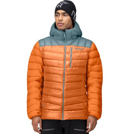 (取寄) ノローナ メンズ リンゲン ダウン850 フーデット ジャケット - メンズ Norrona men Lyngen Down850 Hooded Jacket - Men's Gold Flame