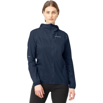 (取寄) ノローナ レディース ファルケティンド エアロ60 フーデット ジャケット - ウィメンズ Norrona women Falketind Aero60 Hooded Jacket - Women's Indigo Night