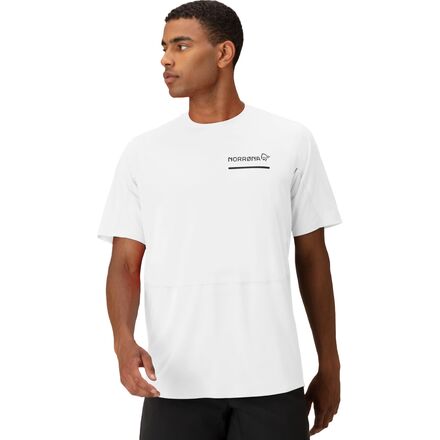 (取寄) ノローナ メンズ センジャ イコライザー ライトウェイト T-シャツ - メンズ Norrona men Senja Equaliser Lightweight T-Shirt - Men's Snow White