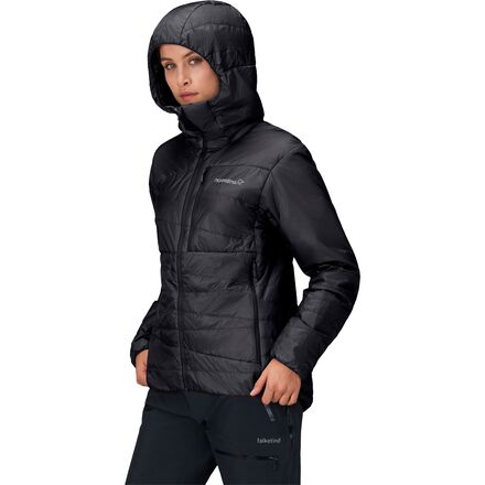(取寄) ノローナ レディース ファルケティンド サーモ40 フーデット ジャケット - ウィメンズ Norrona women Falketind Thermo40 Hooded Jacket - Women's Caviar 3