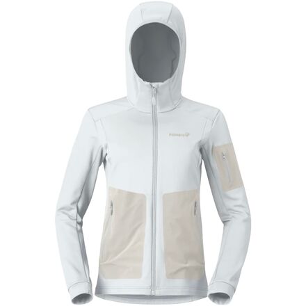 (取寄) ノローナ レディース ファルケティンド ウォーム2 ストレッチ フーデット ジャケット - ウィメンズ Norrona women Falketind Warm2 Stretch Hooded Jacket - Women's Snow White