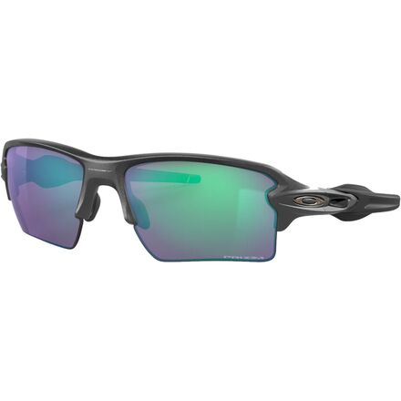 (取寄) オークリー フラック 2.0 Xl プリズム サングラス Oakley Flak 2.0 XL Prizm Sunglasses Steel/Prizm Road Jade