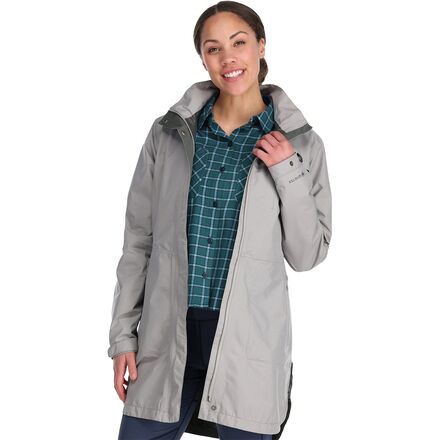 (取寄) アウトドア リサーチ レディース アスパイヤー トレンチ ジャケット - ウィメンズ Outdoor Research women Aspire Trench Jacket - Women's Ash