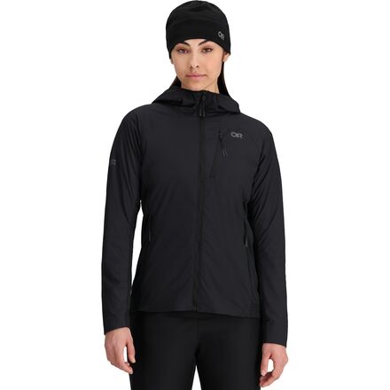 (取寄) アウトドア リサーチ レディース デビエーター ブーディ - ウィメンズ Outdoor Research women Deviator Hoodie - Women's Solid Black