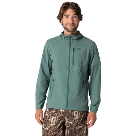 乐天商城 - (取寄) アウトドア リサーチ メンズ シャドー ウィンド フーデット ジャケット - メンズ Outdoor Research men Shadow Wind Hooded Jacket - Men's Malachite