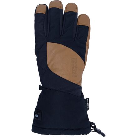Gloves - (取寄) アウトドア リサーチ プリベール ヒーティッド ゴア-テックス グローブ Outdoor Research Prevail Heated GORE-TEX Glove Black/Dark Natural