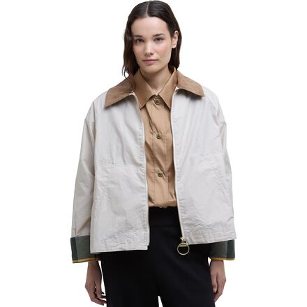 (取寄) バブアー レディース カトリン シャワープルーフ ジャケット - ウィメンズ Barbour women Catlin Showerproof Jacket - Women's Oatmeal/Ancient Tartan