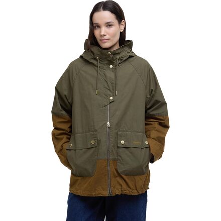 (取寄) バブアー レディース ヘイリー シャワープルーフ ジャケット - ウィメンズ Barbour women Hayley Showerproof Jacket - Women's Dusky Green/Breen/Ancient Tartan
