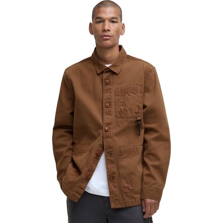 (取寄) バブアー メンズ ボーランド ダイ オーバーシャツ - メンズ Barbour men Bowland Garment Dyed Overshirt - Men's Umber