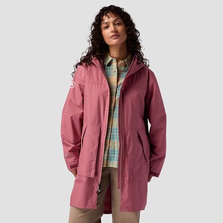 (取寄) バックカントリー レディース ランオフ 2.5L レイン パーカー - ウィメンズ Backcountry women Runoff 2.5L Rain Parka - Women's Deco Rose