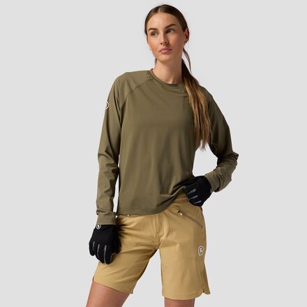 (取寄) バックカントリー レディース エンパイア ロング-スローブ ジャージ - ウィメンズ Backcountry women Empire Long-Sleeve Jersey - Women's Kalamata