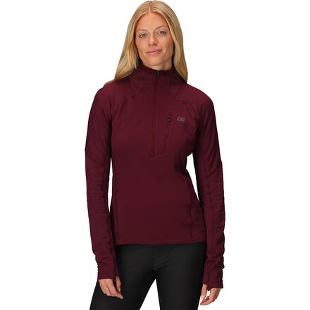 (取寄) アウトドア リサーチ レディース デビエーター フリース 1/2-ジップ プルオーバー - ウィメンズ Outdoor Research women Deviator Fleece 1/2-Zip Pullover - Women's Winterberry