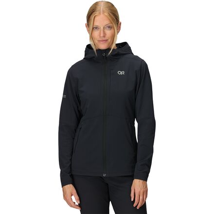 (取寄) アウトドア リサーチ レディース フェロッシー フーデット ジャケット - ウィメンズ Outdoor Research women Ferrosi Hooded Jacket - Women's Black